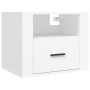 White wall bedside table 50x36x40 cm by vidaXL, Nightstands - Ref: Foro24-816880, Price: 52,02 €, Discount: %