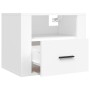 White wall bedside table 50x36x40 cm by vidaXL, Nightstands - Ref: Foro24-816880, Price: 52,02 €, Discount: %