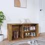 Shoe cabinet made of smoked oak plywood, 100x35x45 cm by vidaXL, Shoe racks and shoe organizers - Ref: Foro24-816925, Price: ...