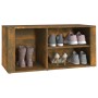 Shoe cabinet made of smoked oak plywood, 100x35x45 cm by vidaXL, Shoe racks and shoe organizers - Ref: Foro24-816925, Price: ...