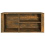 Shoe cabinet made of smoked oak plywood, 100x35x45 cm by vidaXL, Shoe racks and shoe organizers - Ref: Foro24-816925, Price: ...