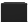 Mesita de noche de pared negro 50x36x25 cm de vidaXL, Mesitas de noche - Ref: Foro24-816842, Precio: 42,99 €, Descuento: %