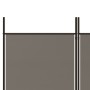 Divider screen with 4 anthracite gray fabric panels 200x220 cm by vidaXL, Room dividers - Ref: Foro24-350248, Price: 35,99 €,...