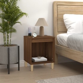 Bedside table brown oak 40x35x50 cm by vidaXL, Nightstands - Ref: Foro24-821872, Price: 24,49 €, Discount: %