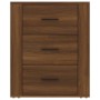 Mesita de noche madera contrachapada marrón roble 50x36x60 cm de vidaXL, Mesitas de noche - Ref: Foro24-816719, Precio: 75,14...