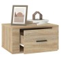 Wall-mounted bedside tables 2 units Sonoma oak color 50x36x25 cm by vidaXL, Nightstands - Ref: Foro24-816847, Price: 74,43 €,...