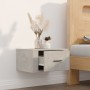 Wall-mounted bedside table in concrete gray color, 50x36x25 cm by vidaXL, Nightstands - Ref: Foro24-816848, Price: 38,61 €, D...