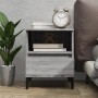 Sonoma gray bedside table 40x35x50 cm by vidaXL, Closets and storage - Ref: Foro24-821822, Price: 31,99 €, Discount: %