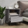 Sonoma gray bedside table 40x35x50 cm by vidaXL, Closets and storage - Ref: Foro24-821822, Price: 31,99 €, Discount: %