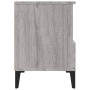 Sonoma gray bedside table 40x35x50 cm by vidaXL, Closets and storage - Ref: Foro24-821822, Price: 31,99 €, Discount: %