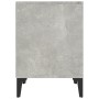 Mesita de noche gris hormigón 40x35x50 cm de vidaXL, Mesitas de noche - Ref: Foro24-821882, Precio: 35,22 €, Descuento: %