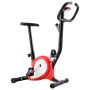 Bicicleta estática con resistencia de cinta roja de vidaXL, Bicicletas estáticas - Ref: Foro24-92012, Precio: 116,64 €, Descu...