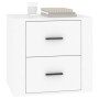 Mesita de noche blanca 50x39x47 cm de vidaXL, Taquillas y armarios de almacenamiento - Ref: Foro24-816704, Precio: 56,24 €, D...