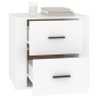 Mesita de noche blanca 50x39x47 cm de vidaXL, Taquillas y armarios de almacenamiento - Ref: Foro24-816704, Precio: 56,24 €, D...