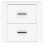 White nightstand 50x39x47 cm by vidaXL, Lockers and storage cabinets - Ref: Foro24-816704, Price: 56,24 €, Discount: %