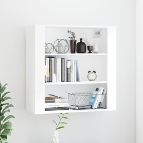 Glossy white plywood wall cabinet 80x33x80 cm by vidaXL, Sideboards - Ref: Foro24-816594, Price: 72,01 €, Discount: %