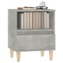 Concrete gray bedside table 40x35x50 cm by vidaXL, Nightstands - Ref: Foro24-821802, Price: 40,95 €, Discount: %