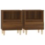 Nightstands 2 units brown oak 40x35x50 cm by vidaXL, Nightstands - Ref: Foro24-821809, Price: 69,82 €, Discount: %