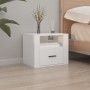 Wall-mounted bedside tables 2 units white 50x36x40 cm by vidaXL, Nightstands - Ref: Foro24-816881, Price: 68,90 €, Discount: %