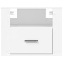 Mesitas de noche de pared 2 uds blanco 50x36x40 cm de vidaXL, Mesitas de noche - Ref: Foro24-816881, Precio: 68,90 €, Descuen...