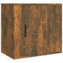 Wall-mounted bedside table in smoked oak color, measuring 50x30x47 cm. by vidaXL, Nightstands - Ref: Foro24-816874, Price: 35...