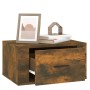 Wall bedside tables 2 pcs smoked oak color 50x36x25 cm by vidaXL, Nightstands - Ref: Foro24-816851, Price: 62,73 €, Discount: %