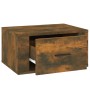 Wall bedside tables 2 pcs smoked oak color 50x36x25 cm by vidaXL, Nightstands - Ref: Foro24-816851, Price: 62,73 €, Discount: %