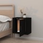 Mesita de noche de pared negro 50x30x47 cm de vidaXL, Mesitas de noche - Ref: Foro24-816866, Precio: 30,41 €, Descuento: %