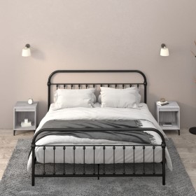 Bedside tables 2 units gray Sonoma 40x35x50 cm by vidaXL, Nightstands - Ref: Foro24-821887, Price: 54,99 €, Discount: %