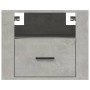 Mesitas de noche de pared 2 uds gris hormigón 50x36x40 cm de vidaXL, Mesitas de noche - Ref: Foro24-816889, Precio: 66,38 €, ...