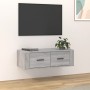 Sonoma gray plywood hanging TV cabinet 80x36x25 cm by vidaXL, TV Furniture - Ref: Foro24-816838, Price: 48,99 €, Discount: %