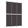 Biombo divisor de 3 paneles de tela marrón 150x220 cm de vidaXL, Divisores de ambientes - Ref: Foro24-350243, Precio: 33,99 €...