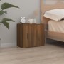 Wall bedside tables 2 pcs brown oak 50x30x47 cm by vidaXL, Nightstands - Ref: Foro24-816879, Price: 62,70 €, Discount: %