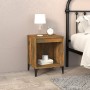 Smoked oak bedside table 40x35x50 cm by vidaXL, Nightstands - Ref: Foro24-821884, Price: 34,27 €, Discount: %