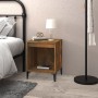 Smoked oak bedside table 40x35x50 cm by vidaXL, Nightstands - Ref: Foro24-821884, Price: 34,27 €, Discount: %