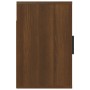 Mesitas de noche de pared 2 uds roble marrón 50x30x47 cm de vidaXL, Mesitas de noche - Ref: Foro24-816879, Precio: 62,70 €, D...