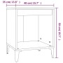 Nachttisch aus geräucherter Eiche, 40 x 35 x 50 cm von vidaXL, Nachttische - Ref: Foro24-821884, Preis: 34,27 €, Rabatt: %