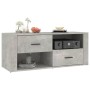 Mueble para TV contrachapada gris hormigón 100x35x40 cm de vidaXL, Muebles TV - Ref: Foro24-823103, Precio: 84,99 €, Descuent...