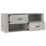 Mueble para TV contrachapada gris hormigón 100x35x40 cm de vidaXL, Muebles TV - Ref: Foro24-823103, Precio: 84,99 €, Descuent...