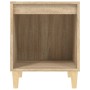 Oak Sonoma bedside table 40x35x50 cm by vidaXL, Nightstands - Ref: Foro24-821864, Price: 35,45 €, Discount: %