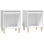 Nightstands 2 units white color 40x35x50 cm by vidaXL, Nightstands - Ref: Foro24-821859, Price: 48,39 €, Discount: %