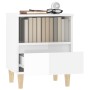 Nightstands 2 units glossy white 40x35x50 cm by vidaXL, Nightstands - Ref: Foro24-821799, Price: 87,02 €, Discount: %