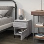 Sonoma gray bedside table 40x35x50 cm by vidaXL, Lockers and storage cabinets - Ref: Foro24-821854, Price: 41,01 €, Discount: %