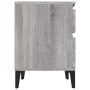 Sonoma gray bedside table 40x35x50 cm by vidaXL, Lockers and storage cabinets - Ref: Foro24-821854, Price: 41,01 €, Discount: %