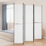 Divider screen with 5 white fabric panels 250x220 cm by vidaXL, Room dividers - Ref: Foro24-350250, Price: 41,06 €, Discount: %