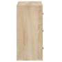 Aparador madera contrachapada color roble Sonoma 80x33x70 cm de vidaXL, Aparadores - Ref: Foro24-816579, Precio: 97,22 €, Des...