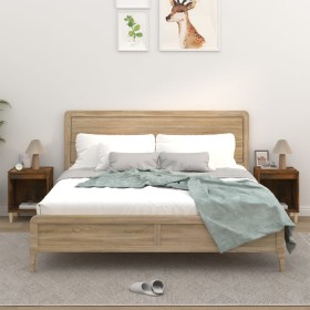 Nightstands 2 units smoked oak 40x35x50 cm by vidaXL, Nightstands - Ref: Foro24-821869, Price: 46,34 €, Discount: %