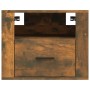 Mesitas de noche de pared 2 uds roble ahumado 50x36x40 cm de vidaXL, Mesitas de noche - Ref: Foro24-816891, Precio: 80,65 €, ...