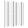 Divider screen with 5 white fabric panels 250x220 cm by vidaXL, Room dividers - Ref: Foro24-350250, Price: 41,06 €, Discount: %