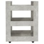 Plywood gray concrete kitchen cart 60x45x80cm by vidaXL, Kitchen and dining carts - Ref: Foro24-816820, Price: 58,66 €, Disco...